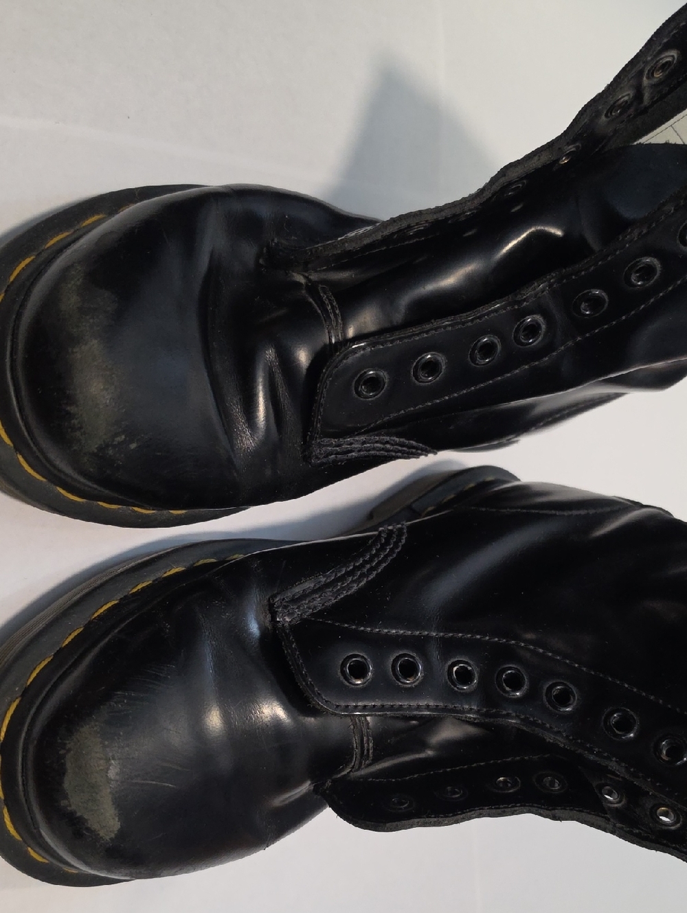 Dr. Martens Size 5 USM Black Leather Zip Ankle Fashion Boots